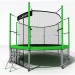 Батут i-Jump Classic 12FT 366 см с нижней сетью и лестницей зеленый 75_75