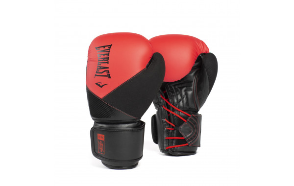 Перчатки тренировочные Everlast Protex PU 14oz P00003367-14 красный\черный 600_380