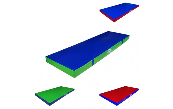 Мат гимнастический 200х50х10см винилискожа (холлослеп/холлофайбер) Dinamika ZSO-000124 600_380