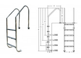 Лестница для бассейнов серии L L202 ПТК Спорт 021-0535