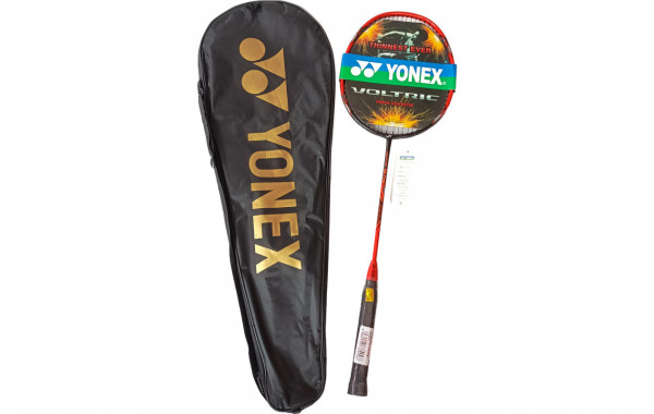 Ракетка для бадминтона в чехле Yonex Replika E43165-2 красно\черный 600_380