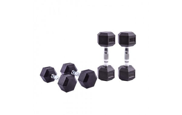 Гексагональные гантели 7,5кг Live Pro Hex Dumbbell LP8005-7.5, пара 600_380