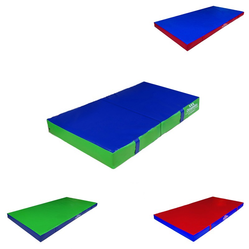 Мат гимнастический 100х50х5см винилискожа складной в 2 сложения (ппу) Dinamika ZSO-001267 800_800