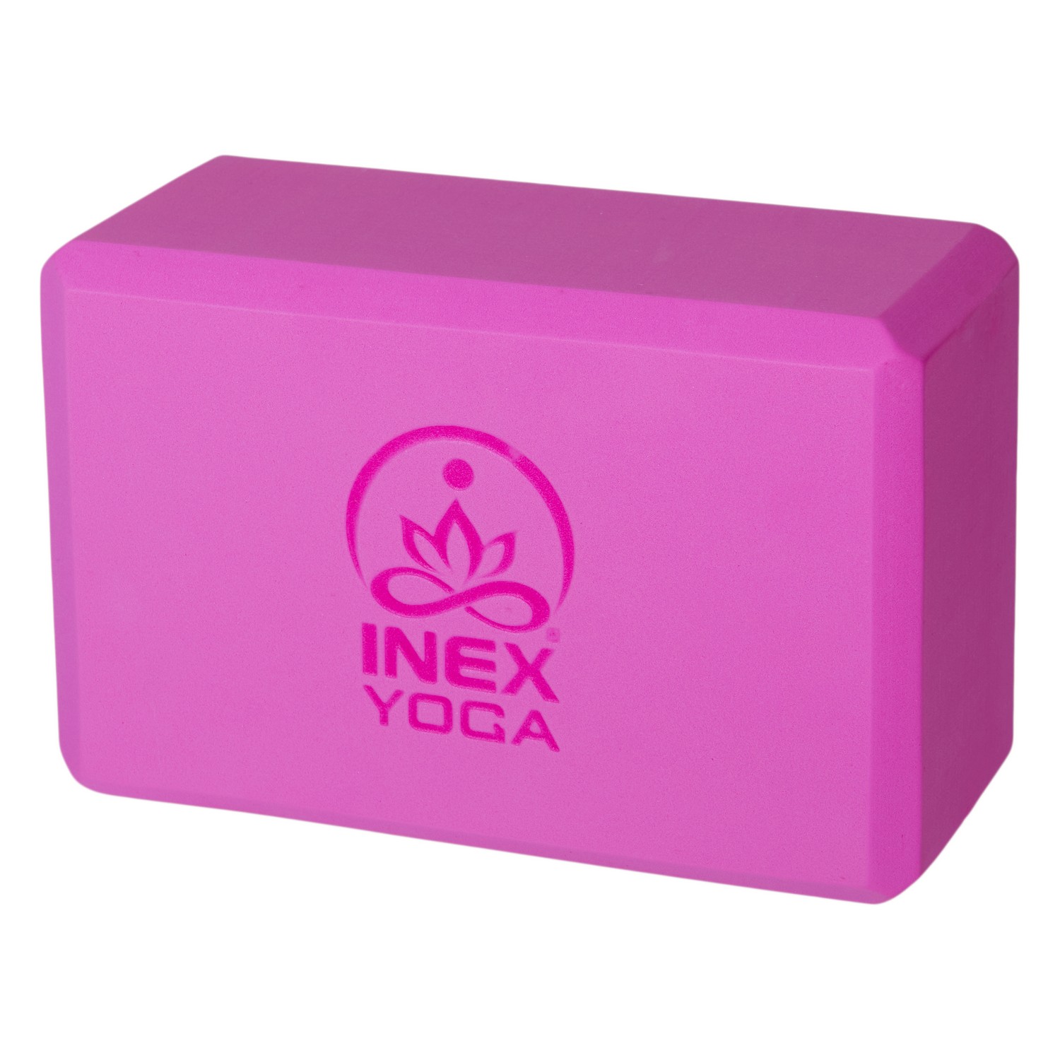 Блок для йоги Inex EVA Yoga Block YGBK-PK 10х15х23 см, розовый 1500_1500