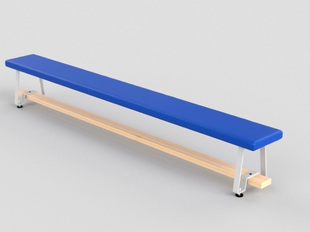 Скамья гимнастическая 4м Atlet Мягкая, поролон,тент, на металл. ножках IMP-A499 1067_800