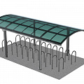 Велопарковка с навесом на 20 мест Glav 14.501 120_120
